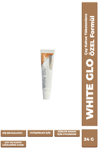 Whıte Glo Çay Kahve Tüketenlere Beyazlatıcı Diş Macunu 24 g - White Glo